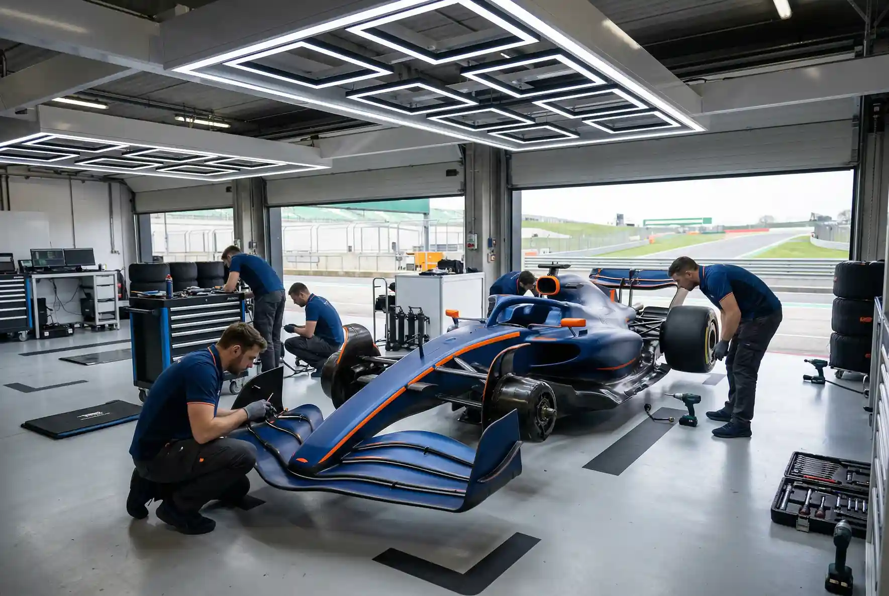 F1-auto met nieuwe aerodynamica op de grid voor het seizoen 2026